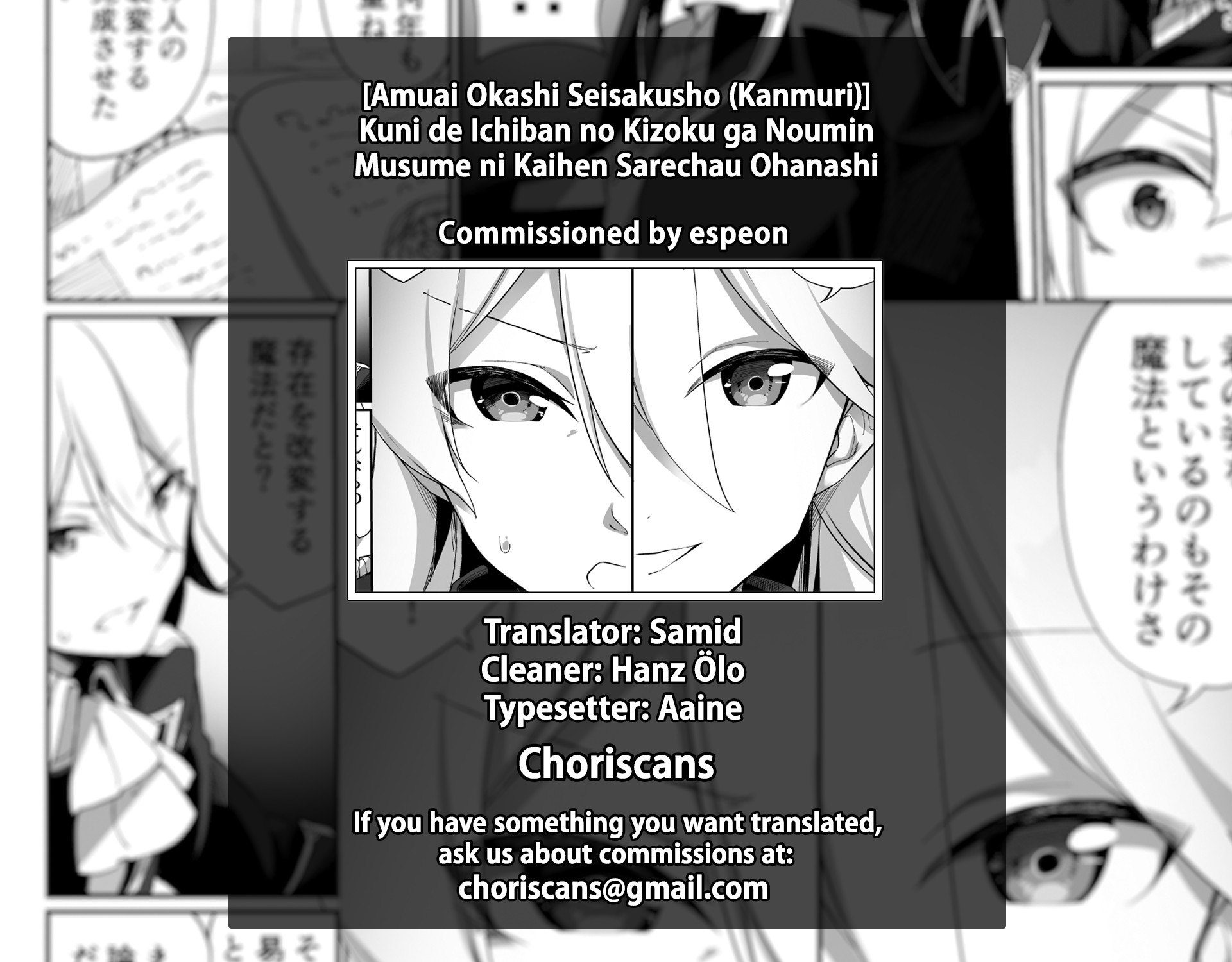 Hentai Manga Comic-The Story of How the Country's Topmost Aristocrat Was Transformed Into a Peasant Girl-Read-40